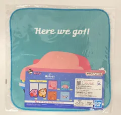 BANDAI SPIRITS 一番くじ 星のカービィ プププなしんせいかつ☆ E賞 カービィ/車 ハンドタオル すてきなタオルコレクション