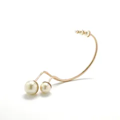 クリスチャンディオール CHRISTIAN DIOR ピアス イヤリング ゴールド イヤーカフ パール