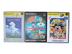 ぼくのなつやすみ2、THE 漢字クイズ ～チャレンジ!、クラッシュ・バンディクー4 　PS2（プレステ２）ゲームソフト3本セット