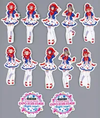 【中古】シール・ステッカー 集合 ミャクミャクなりきりステッカーセット 「EXPO 2025 大阪・関西万博×ラブライブ!シリーズ ミャクミャクコラボ」