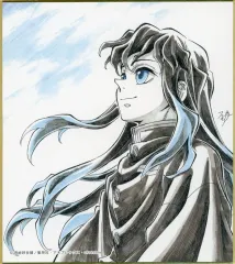 【中古】紙製品 時透無一郎(藤本典子イラスト) 「アニメ 鬼滅の刃 柱稽古ダイニング・柱ダイニング 新規ランダム複製ミニ色紙A WEB SHOPくじ」