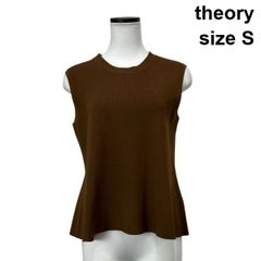 23ss 美品 セオリー ウォッシャブル ブラウス ニット ノースリーブ S