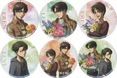 【中古】バッジ・ピンズ 全6種セット 「進撃の巨人 トレーディング缶バッジ past and future ver.」 アニメイト限定