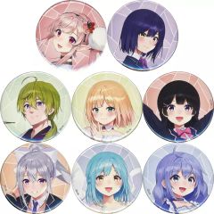 缶バッジ「プリティーオールフレンズ」和装ver. ミニキャラ 57mm【789】 缶バッジ「プリティーオールフレンズ」和装ver. ミニキャラ 57mm【789