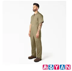 [Dickies] 半袖カバーオール Short Sleeve Coveralls メンズ XL