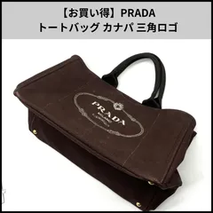 HDN543【お買い得】PRADA トートバッグ カナパ 三角ロゴ