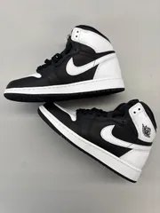 NIKE レディース AIR JORDAN 1 RETRO HIGH OG GS BLACK 23cm 送料無料♪