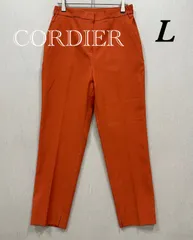 【新品・タグ付】CORDIER コルディア　夏 センタープレスワイドパンツ 40 Lのサムネイル