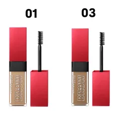 メイベリン　Maybelline　ブロウインク　3Dスタイリングシェル　01 クリームベージュ/03 ミルキーブラウン