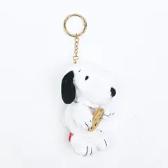 スヌーピー クッキー カナビラ付きプチふわマスコットキーホルダー SNOOPY