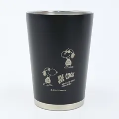 スヌーピー ジョークール ステンレスタンブラー ブラック モノトーン コップ SNOOPY