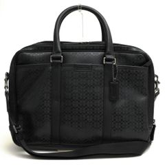 COACH コーチ トートバッグ 2WAY シグネチャー A4可 ビジネス 茶