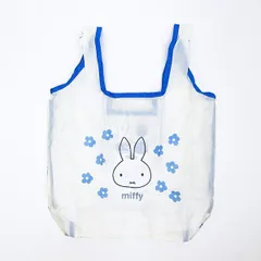 ミッフィー miffy エコバッグ アイボリー ブルードレス