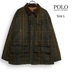 M2684/ Polo RALPH LAUREN ポロ ラルフローレン オイルド コットン ハンティング ジャケット 90s ヴィンテージ サイズL