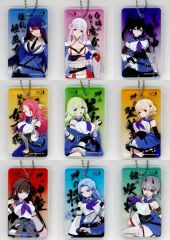 緋弾のアリア アクリルキーホルダー 3種セット 15周年学園祭アイドル 