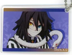 【中古】キーホルダー 伊黒小芭内(背景ブルー) アクリルプレート 2024ver. 「鬼滅の刃 全集中展 刀鍛冶の里編・柱稽古編」