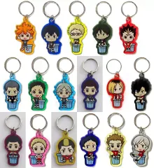 【中古】キーホルダー 全17種セット 「劇場版ハイキュー!! ゴミ捨て場の決戦展 トレーディングアクリルチャーム」