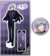 【中古】グッズセット 美風藍 描きおろしアクリルスタンド＆缶バッジセット 「劇場版 うたの☆プリンスさまっ♪ TABOO NIGHT XXXX」 ＠Loppi・HMV限定