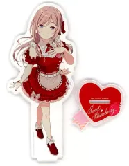 【中古】アクリルスタンド・アクリルパネル 姫崎莉波 スタンド付きビッグアクリルプレート～スウィートストロベリー～vol.2 「学園アイドルマスター」