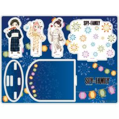 [중고] 아크릴 스탠드 아크릴 패널 아냐 포저 & 다미안 데즈몬드 & 베키 블랙벨 유카타 ver.(신작 일러스트) 아크릴 디오라마 [SPY×FAMILY POP UP SHOP]