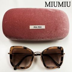 MIU MIU キャットアイサングラス トータスシェル - メルカリ