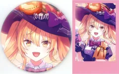 【中古】グッズセット 家長むぎ 箔押し缶バッジ＆チェキ風カード 「バーチャルYouTuber にじさんじ 家長むぎ 誕生日2025」 