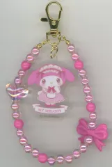 【中古】キーホルダー 9.マイメロディ ビーズチャーム 「サンリオ当りくじ マイメロディ クロミ 当りくじ」
