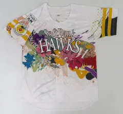 【中古】衣料雑貨 福岡ソフトバンクホークス ファイト!九州 2021 ユニフォーム ホワイト Lサイズ 「ファイト!九州デー」 来場者特典