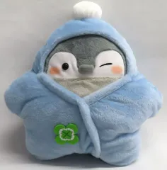 【中古】ぬいぐるみ コウペンちゃん(ブルー) お星さまおくるみBIGぬいぐるみ 「コウペンちゃん」