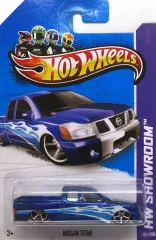 【中古】ミニカー 1/64 NISSAN TITAN(パープルメタリック×ブルー×ホワイト) 「Hot Wheels HW SHOWROOM」 [X1828]