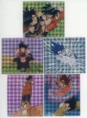 【中古】シール・ステッカー Dセット フレークプリズムステッカー 「一番くじ ドラゴンボール BATTLE OF THE SUPER SAIYAN」 I賞