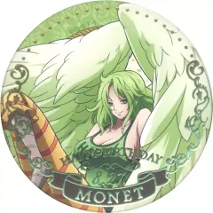 【中古】バッジ・ピンズ モネ 「ワンピース バースデージュエリー缶バッジ 8月(2023)」