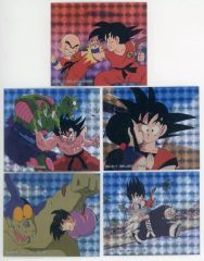 [중고] 스티커 스티커 H 세트 플레이크 프리즘 스티커 [이치 반 쿠지 드래곤 볼 BATTLE OF THE SUPER SAIYAN] I상