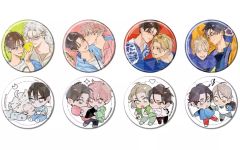 [신품] 배지 빈즈 [박스] 야백 구리 A HOLIDAY Picnic Mood 홀로그램 캔 배지 65mm 01. 신작 일러스트
