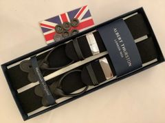 新品未使用】五大陸＋アルバートサーストン サスペンダー ベージュ