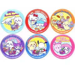 【中古】バッジ・ピンズ 全6種セット 「ちいかわ なんか小さくてかわいいやつ×サンリオキャラクターズ トレーディングスーパーマーケットな缶バッジ」