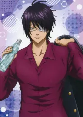 【中古】キャラカード 高杉晋助 特典カード 「3年Z組銀八先生 POP UP SHOP 描き下ろし 夏の食べ物テーマ」 対象商品購入特典