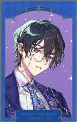 【中古】キャラカード 四季凪アキラ(左向き/外枠青) 「バーチャルYouTuber にじさんじ VOLTACTION×3SKM FUSION LIVE IMPACT IMPACT ランダムフォト風カード 月組」