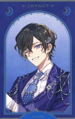 【中古】キャラカード 四季凪アキラ(カード上端月マーク/外枠ネイビー) 「バーチャルYouTuber にじさんじ VOLTACTION×3SKM FUSION LIVE IMPACT IMPACT ランダムフォト風カード 月組」