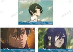 【中古】キャラカード ミカサ・アッカーマン 場面写ブロマイド3枚セット vol.2 「TVアニメ 進撃の巨人」