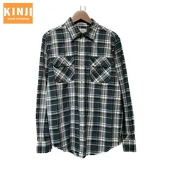 【中古】　Levi's　チェックシャツ　長袖　シャツ　トップス　レギュラーカラー　胸ポケット　赤タブ　スモールe　アメカジ　古着　/1552
