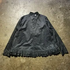 noir kei ninomiya 21aw バックオープンフリルシャツ M ノワール ケイニノミヤ 2021aw AD2021のサムネイル