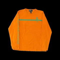 ポロ ラルフローレン オレンジ色 長袖Tシャツ 120-130
