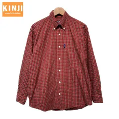 【中古】　NAUTICA　チェックシャツ　90s vintage　90年代　長袖　シャツ　トップス　ボタンダウン　胸ポケット　ストリート　古着　/1552