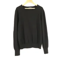 美品 UNTITLED アンタイトル ニット 4 XL ウール100% 長袖 クルーネックセーター 無地 トップス レディース AU4272A42 