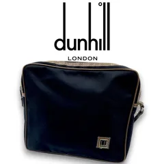 dunhill ダンヒル セカンドバッグ クラッチバッグ キャンバス レザー  ブラック  メンズ ビジネス フォーマルヴィンテージ