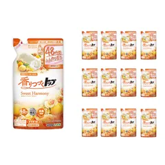【12袋セット】LION 香りつづくトップ 柔軟剤入り洗剤 スウィートハーモニー Sweet Harmony つめかえ用500gのサムネイル