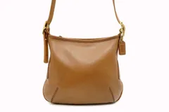 オールド コーチ ヴィンテージ ショルダーバッグ クロスボディ 斜め掛け 9204 USA製 レザー 茶 ブラウン COACH 5929h