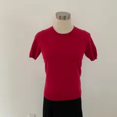 UNIQLOカシミヤ100%半袖ニットＳサイズ