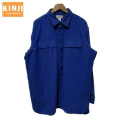 【中古】　L.L.Bean　ネルシャツ　長袖　シャツ　トップス　フランネル　レギュラーカラー　無地　オーバーサイズ　アウトドア　古着　/5252